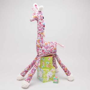 Gisela die Giraffe - pinke...